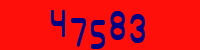 Blue Captcha Image