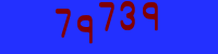 Blue Captcha Image