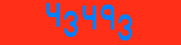 Blue Captcha Image