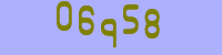 Blue Captcha Image