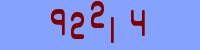 Blue Captcha Image