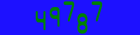 Blue Captcha Image