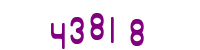Blue Captcha Image