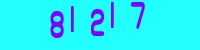 Blue Captcha Image