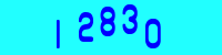 Blue Captcha Image
