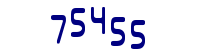 Blue Captcha Image