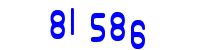 Blue Captcha Image