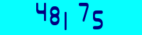 Blue Captcha Image