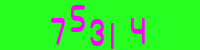 Blue Captcha Image
