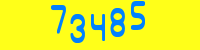 Blue Captcha Image