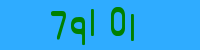 Blue Captcha Image