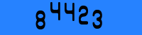 Blue Captcha Image