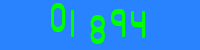 Blue Captcha Image