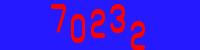Blue Captcha Image