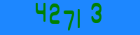 Blue Captcha Image