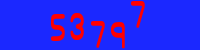 Blue Captcha Image