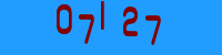 Blue Captcha Image