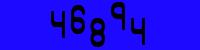 Blue Captcha Image