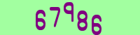 Blue Captcha Image
