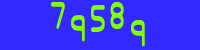 Blue Captcha Image