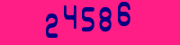 Blue Captcha Image