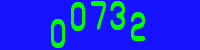Blue Captcha Image