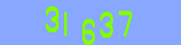 Blue Captcha Image