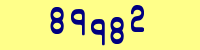 Blue Captcha Image