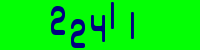 Blue Captcha Image