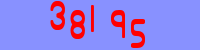 Blue Captcha Image