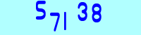 Blue Captcha Image
