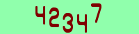 Blue Captcha Image