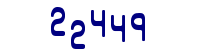 Blue Captcha Image