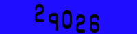 Blue Captcha Image