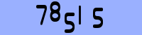 Blue Captcha Image