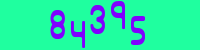 Blue Captcha Image