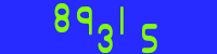 Blue Captcha Image