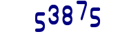 Blue Captcha Image