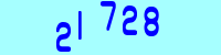 Blue Captcha Image