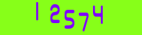 Blue Captcha Image