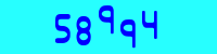 Blue Captcha Image