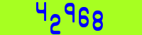 Blue Captcha Image