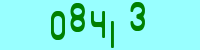 Blue Captcha Image
