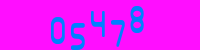 Blue Captcha Image