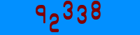 Blue Captcha Image
