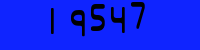 Blue Captcha Image