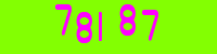 Blue Captcha Image