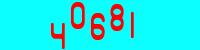 Blue Captcha Image