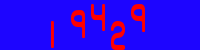 Blue Captcha Image