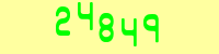 Blue Captcha Image